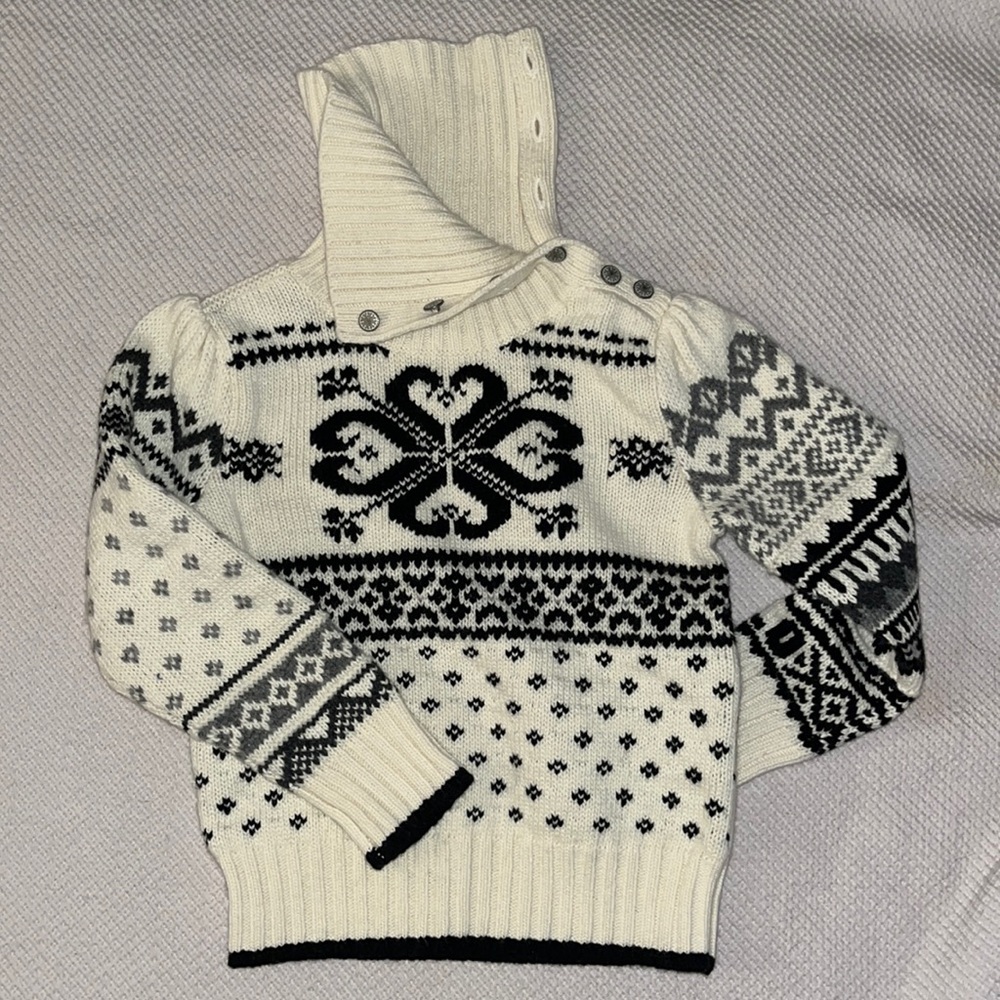 Little Girl’s Turtleneck Sweater